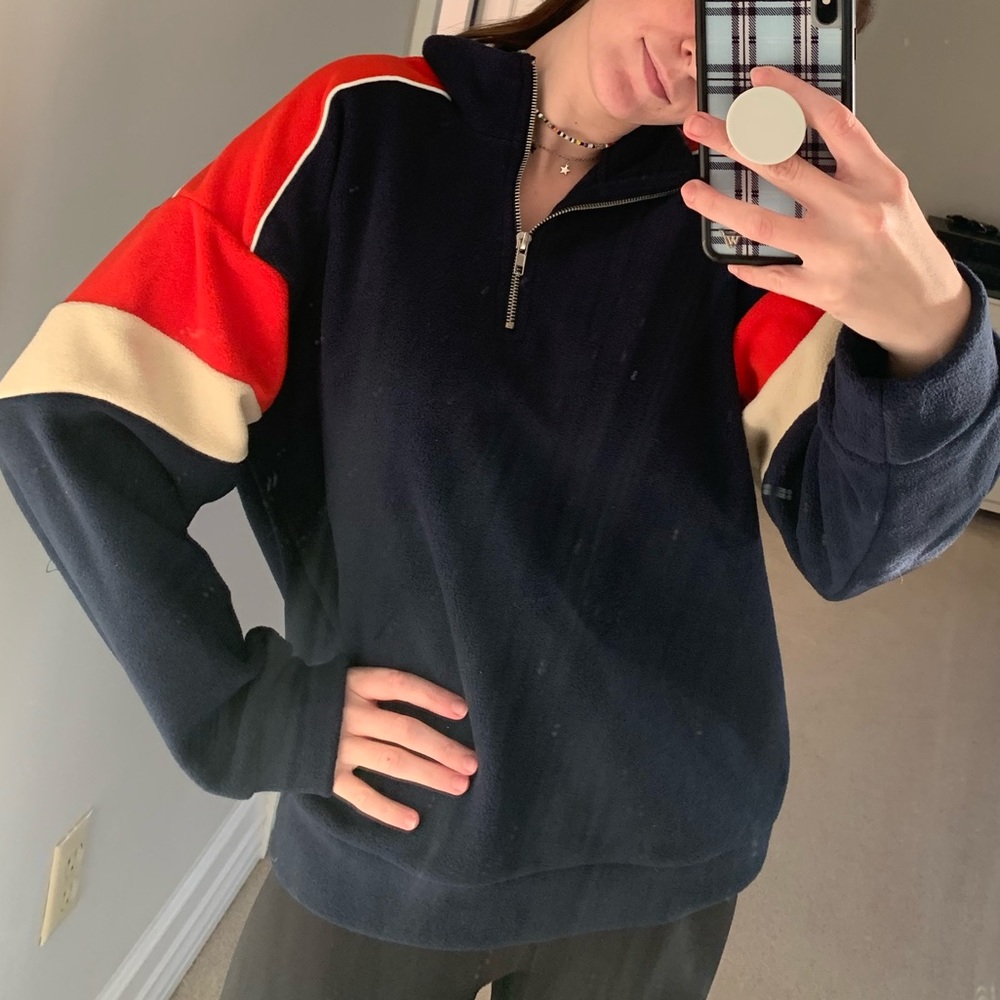 fleece quarter zip